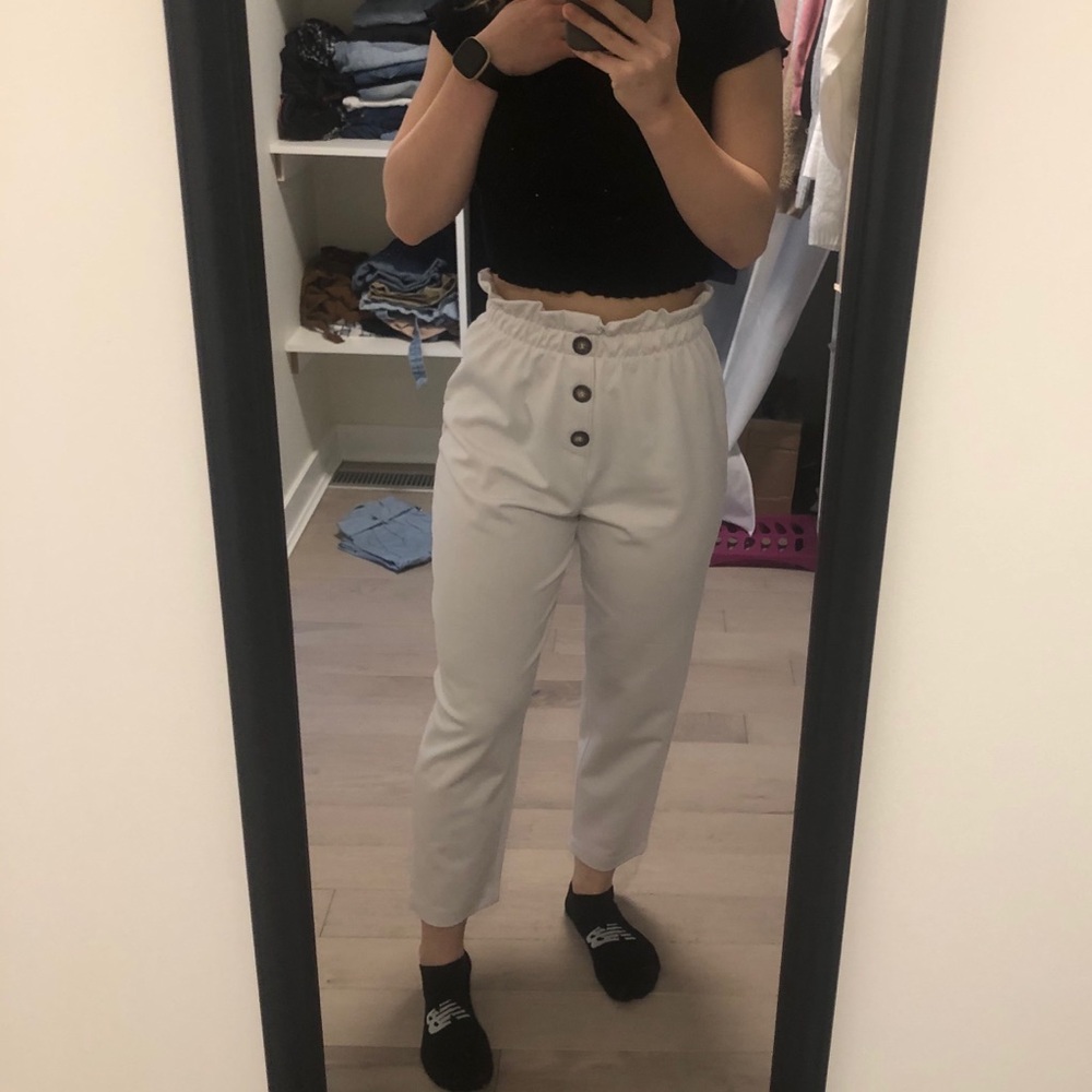 Cream pants
